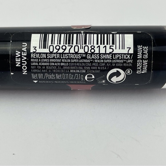 Revlon Super Lustrous Glass Shine Lipstick Glazed Mauve 007 - Picture 6 of 6